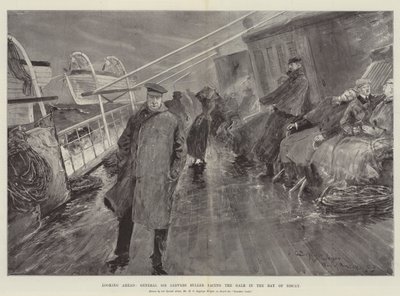 Looking Ahead, General Sir Redvers Buller Facing the Gale in the Bay of Biscay by Henry Charles Seppings Wright